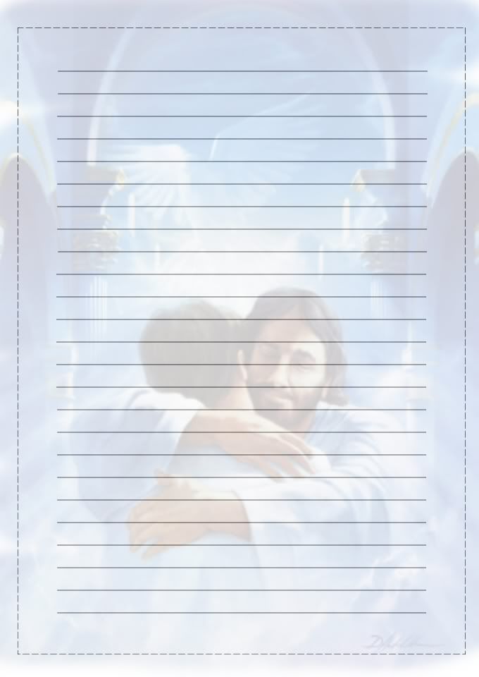 Adoro Paint Shop Pro Papéis de Carta Religiosos